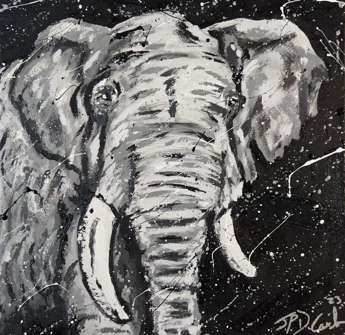 New 12x12 inch Elephant for your collection 😉

jpdicarloart.com

#elephant #wildlife #safari #art #artoftheday #painting #acrylicpainting #wakeupyourwalls #elephants #elephantart