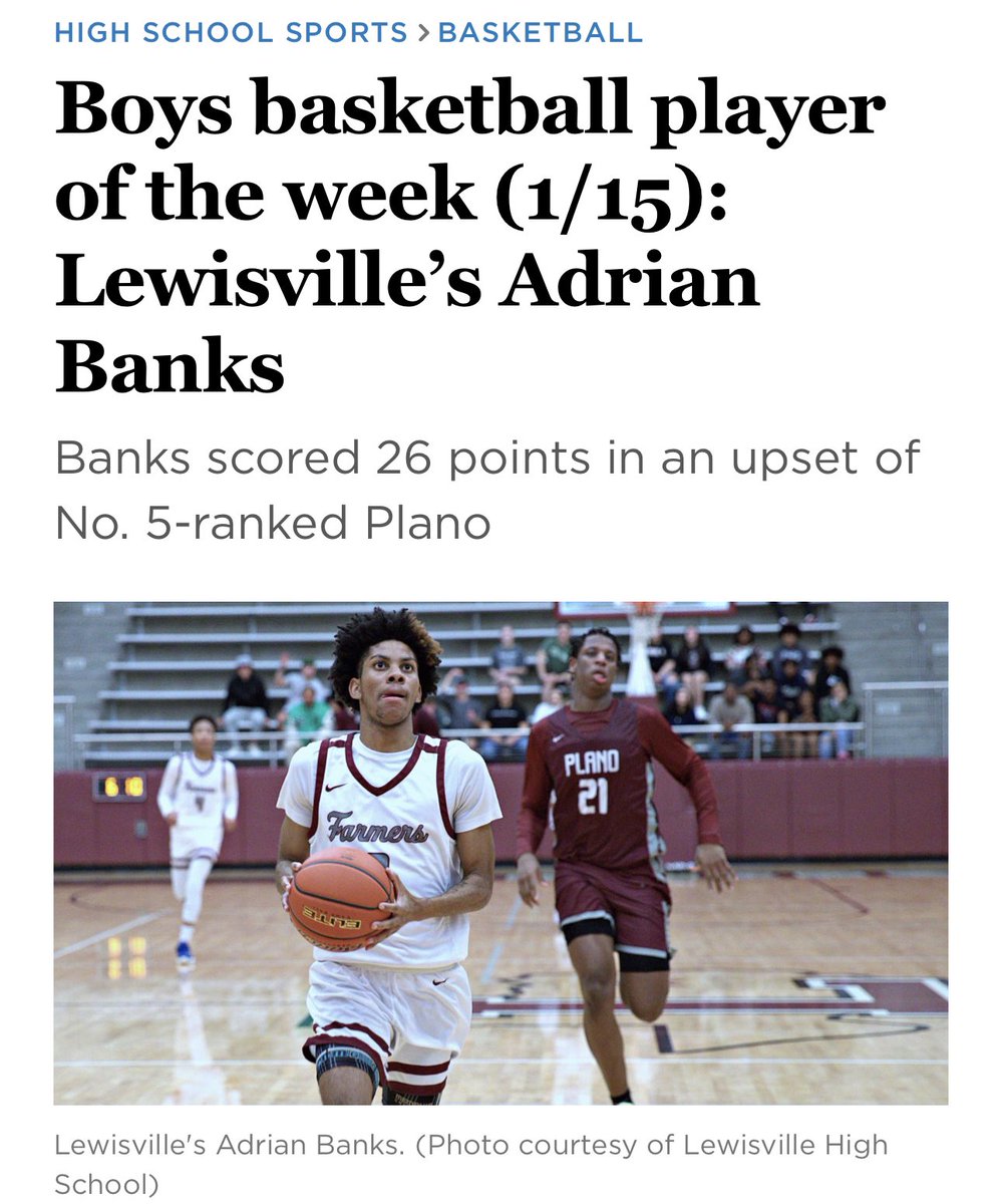 D 𝐂𝐎𝐋𝐄𝐌𝐀𝐍 (@exclusivehoops) on Twitter photo <a href="/adrianthegoatt/">Adrian Banks</a> 6’2 guard from Lewisville HS made 8-11 3pointers Tuesday. Being playing lights out after a really good summer. UNRANKED
College Coach’s you want a player he’s your guy! ⤵️ Those stats not lying! <a href="/adrianthegoatt/">Adrian Banks</a> 6’2 guard from Lewisville HS made 8-11 3pointers Tuesday. Being playing lights out after a really good summer. UNRANKED
College Coach’s you want a player he’s your guy! ⤵️ Those stats not lying!
