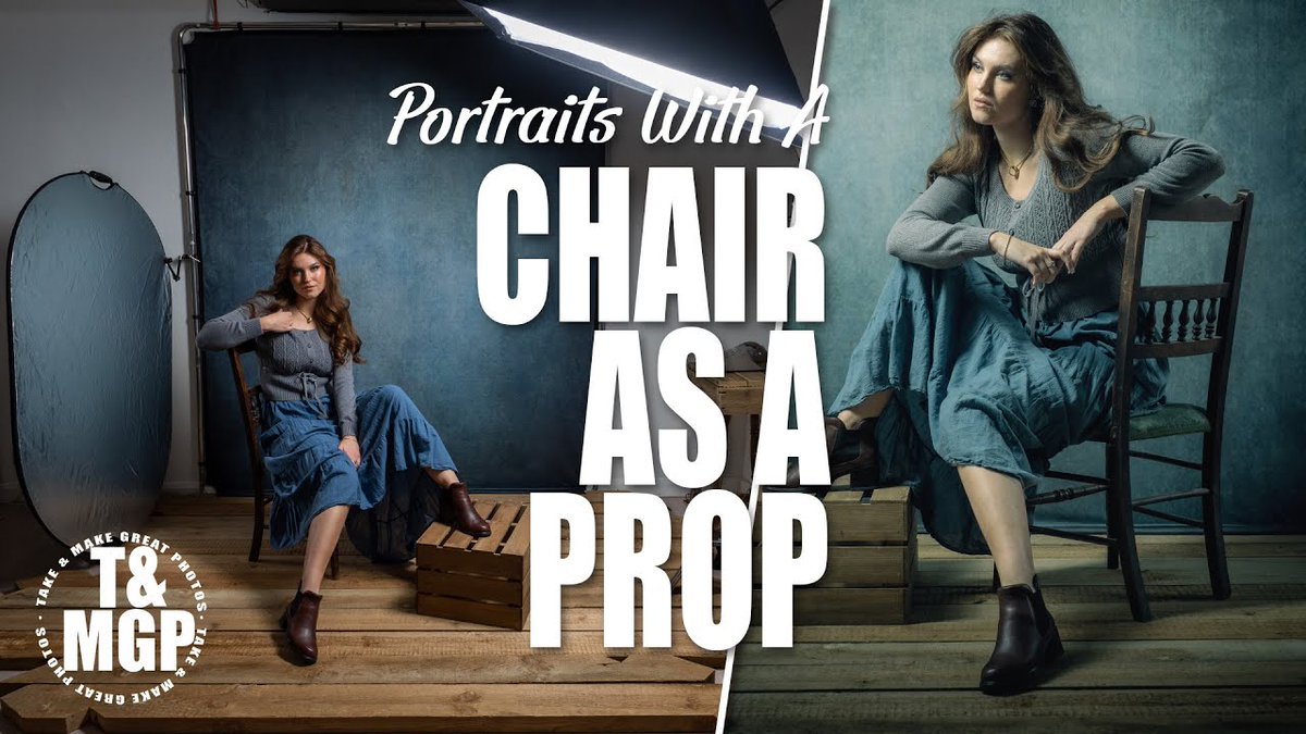 How to Use a Chair as a Prop for Studio Portraits by <a href="/Gavin_Hoey/">Gavin Hoey</a> via <a href="/adorama/">Adorama #CreateNoMatterWhat</a> | iso1200.com/2023/02/how-to…
