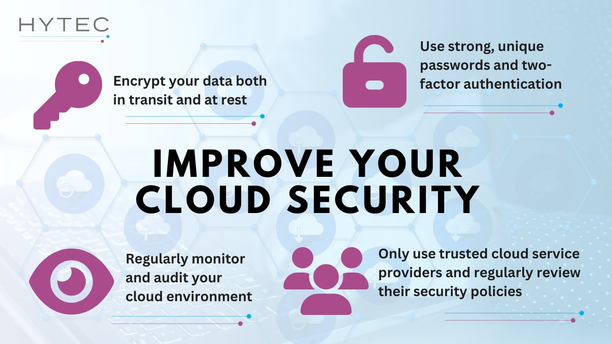 The shift to cloud computing has brought about numerous benefits for businesses, but it has also introduced new security challenges. 

Don't leave your #CloudSecurity to chance.