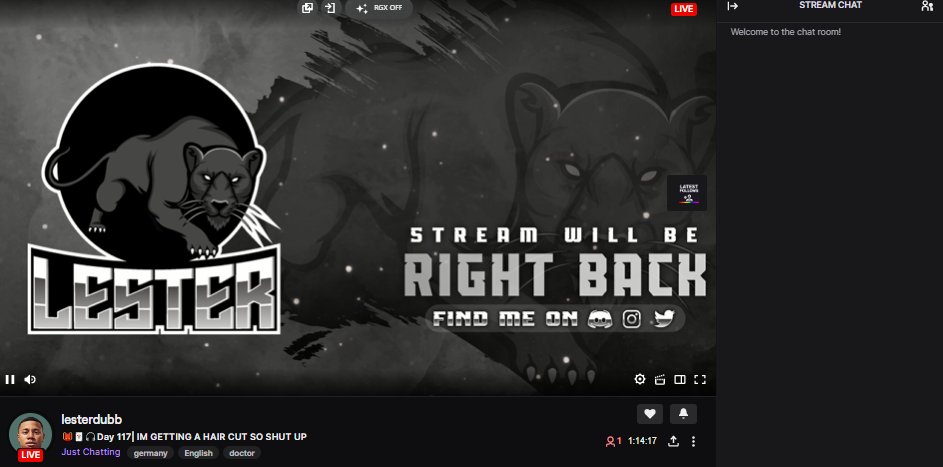 ◦My Satisfied &amp; Loving client 
<a href="/LesterDubb/">Lester</a> 
 💕. Thankyou so much for positive gesture. Really enjoyed working with you. I’ll be with you during your journey. Proud to serve such amazing clients.♥️ #twitchaffiliate  #GraphicDesigner #twitch #twitchstreamer #everyone #Vtubers