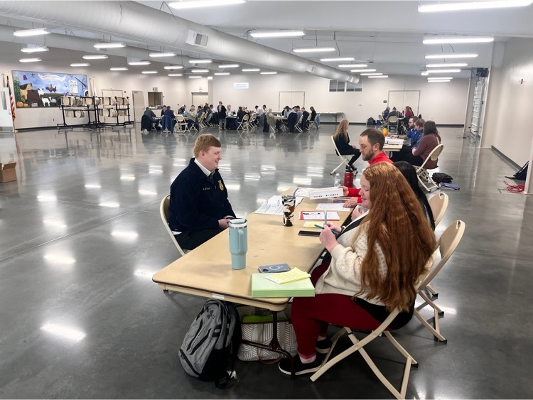 hamptonhawks1's tweet photo. 8 Seniors went through FFA  State Degree interviews yesterday in Central City.  They conquered!  All should receive their award at State FFA on March 31st. https://t.co/ZavCg2fbVj
