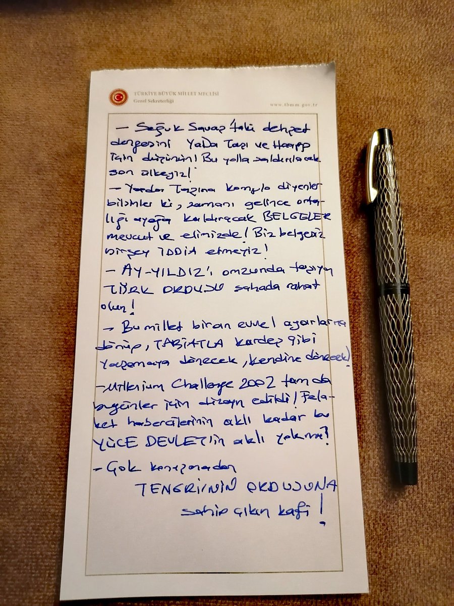 *YaDa Taşı'nın (Yüce Atatürk'ün deyimiyle MÜCEVHER TAŞ) tüm kodlarına sahip olan TEK Devletiz! #HAARP bir hiçtir bunun yanında! 
#millenniumchallenge psikolojik harp unsurudur! Değil işgal, 2046 yılında Abd de kurulacak Türk soylu Devleti görecek ve ilk tanıyan ülke olacağız!