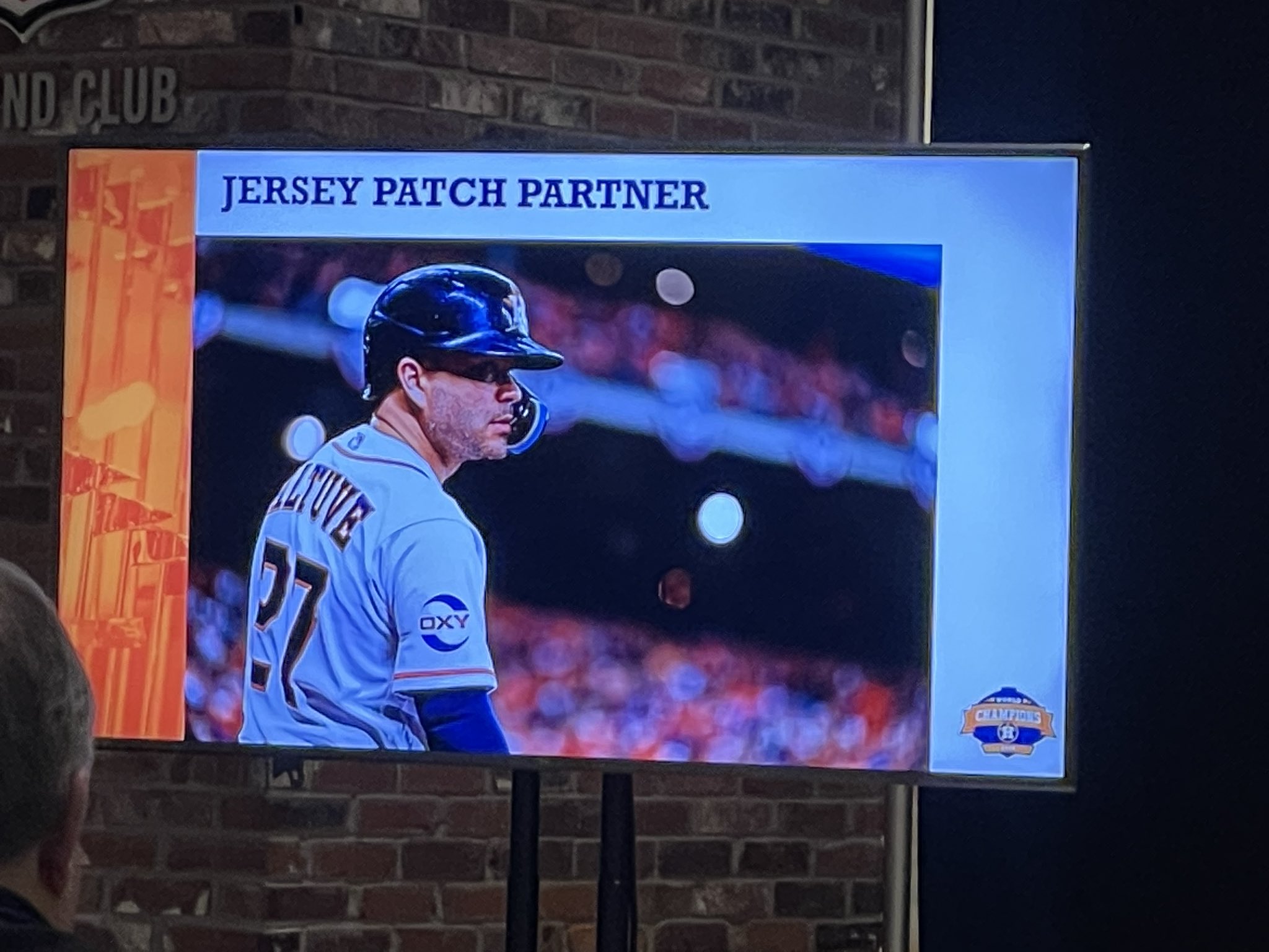 Jose de Jesus Ortiz on X: The @astros' inaugural patch partner will be  Occidental Petroleum, Oxy. The Astros will wear @WeAreOxy patches with the  company's red and blue colors all season. The