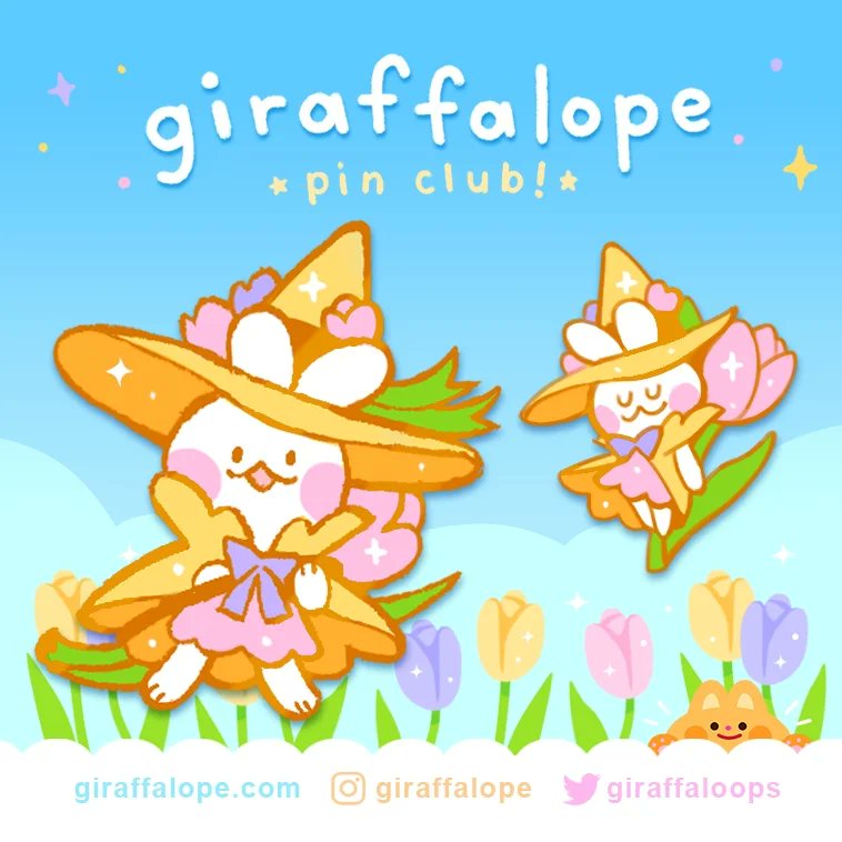 「New month, new pins!  March's patre0n re」|giraffalope ✨🐱✨のイラスト