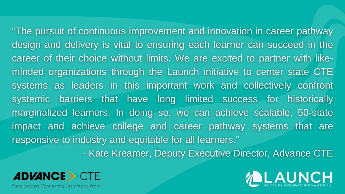 CTEWorks's tweet image. #LaunchPathways in partnership with @edstrategygroup, @ExcelinEd, @jfftweets and @NewAmericaEd graciously funded by @AECFNews, @gatesfoundation @BloombergDotOrg, @CarnegieCorp, @JoyceFdn and @WaltonFamilyFdn