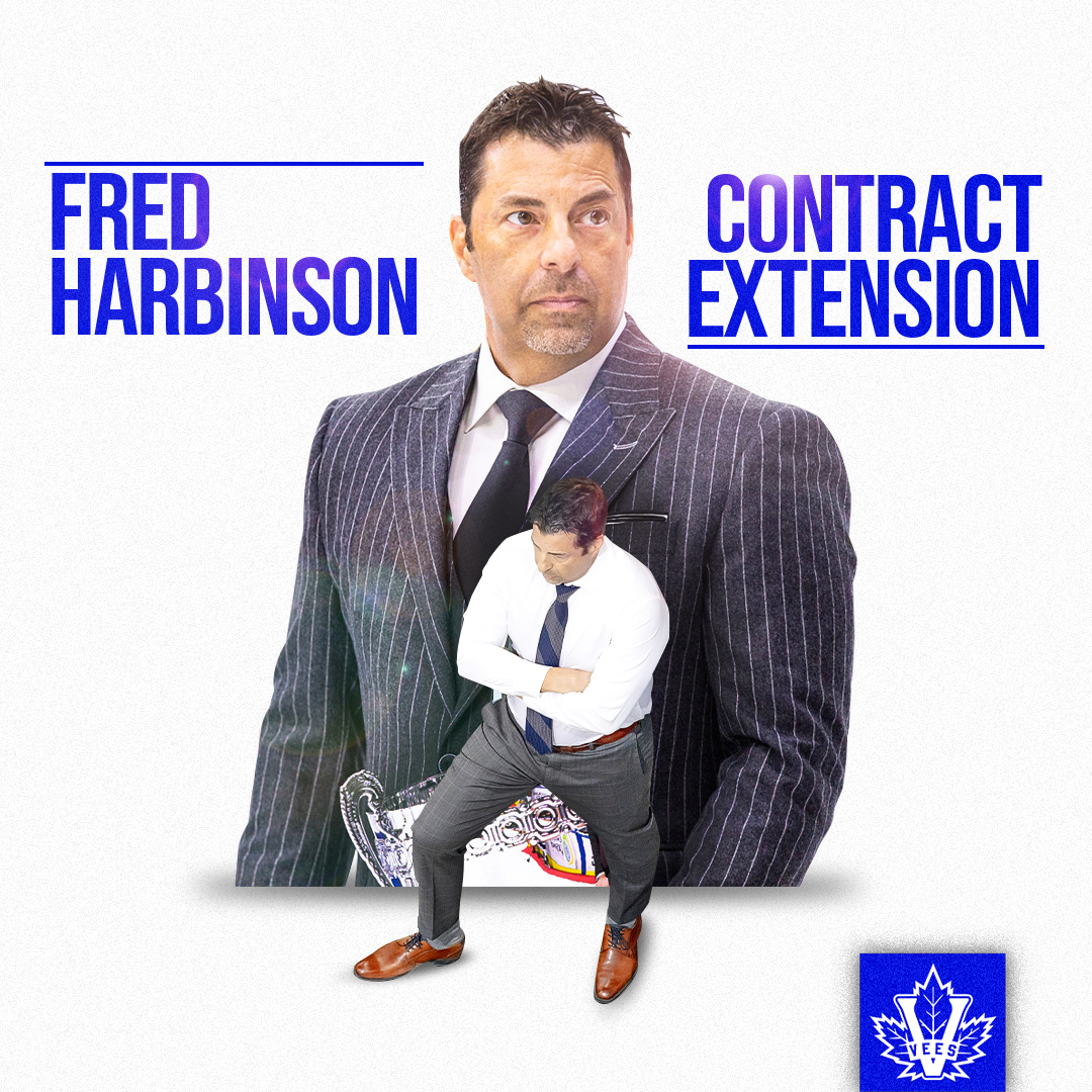 The boss is 𝙡𝙤𝙘𝙠𝙚𝙙 𝙞𝙣.

We are pleased to announce Fred Harbinson has signed a five-year contract extension through the 2028-2029 season.

DETAILS | bit.ly/HarbinsonExten…