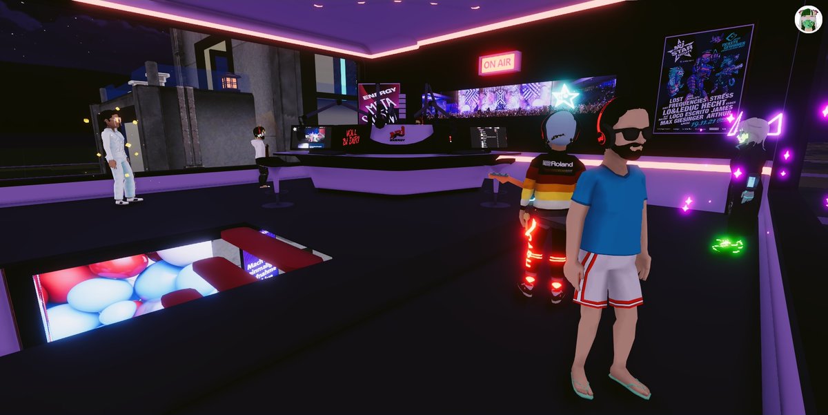 JsCoincollector's tweet photo. Time to change that playlist again, hehe 😏
@energy_ch @decentraland #NFTcommunity #Decentraland #Metaverse #MusicNFT #Metashow #Metasession https://t.co/l2QW3Qz533
