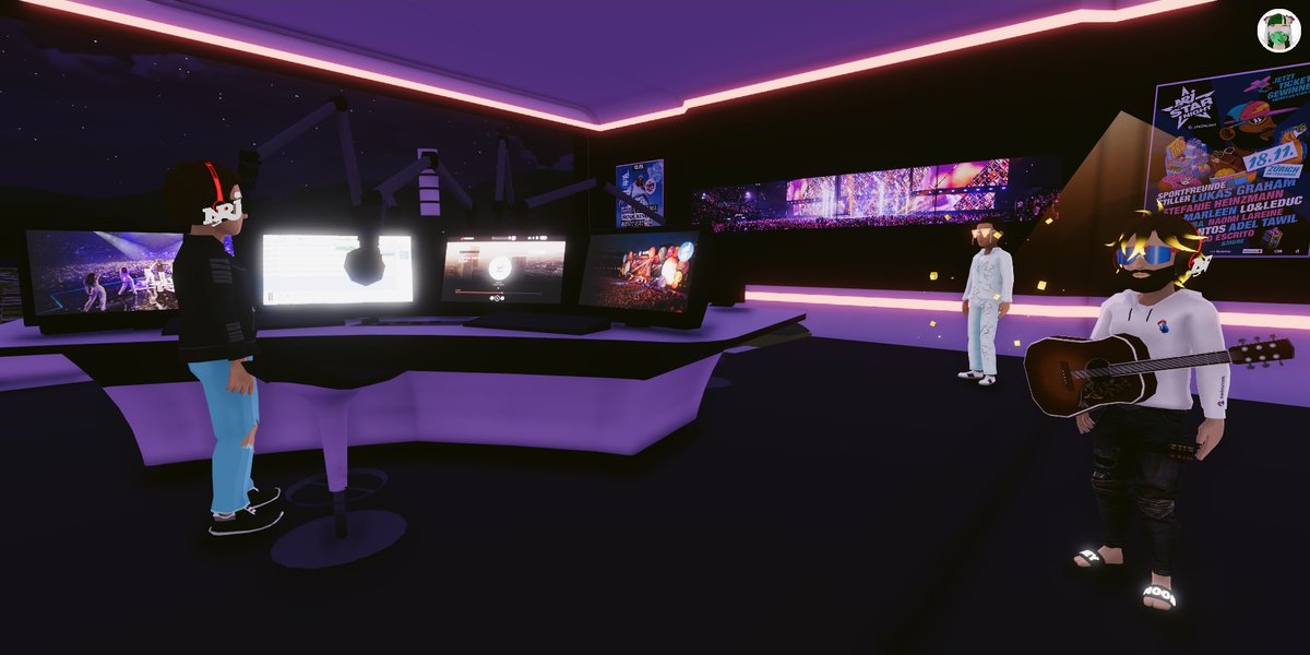 JsCoincollector's tweet photo. Time to change that playlist again, hehe 😏
@energy_ch @decentraland #NFTcommunity #Decentraland #Metaverse #MusicNFT #Metashow #Metasession https://t.co/l2QW3Qz533