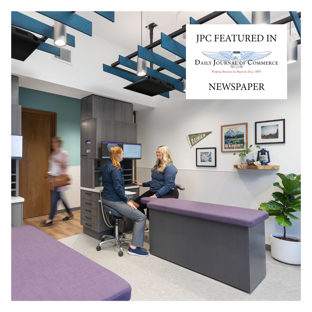 "Adventure and curiosity inspire design of new Bellevue pediatric dental clinic" 📰

The Seattle Daily Journal of Commerce's A/E editor, Emma Hinchliffe chatted with JPC's Healthcare Team and Dr. Megan Miller about JPC's latest healthcare project, Expedition Pediatric Dentistry