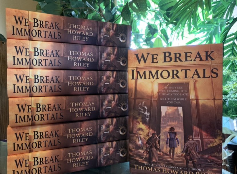 For reasons™️ I’m in a state of constant excitement &amp; anxiety at the moment &amp; I want you to be in it with me.

I’d like your help in giving away a few signed hardcover copies of We Break Immortals!

Just like and retweet to enter