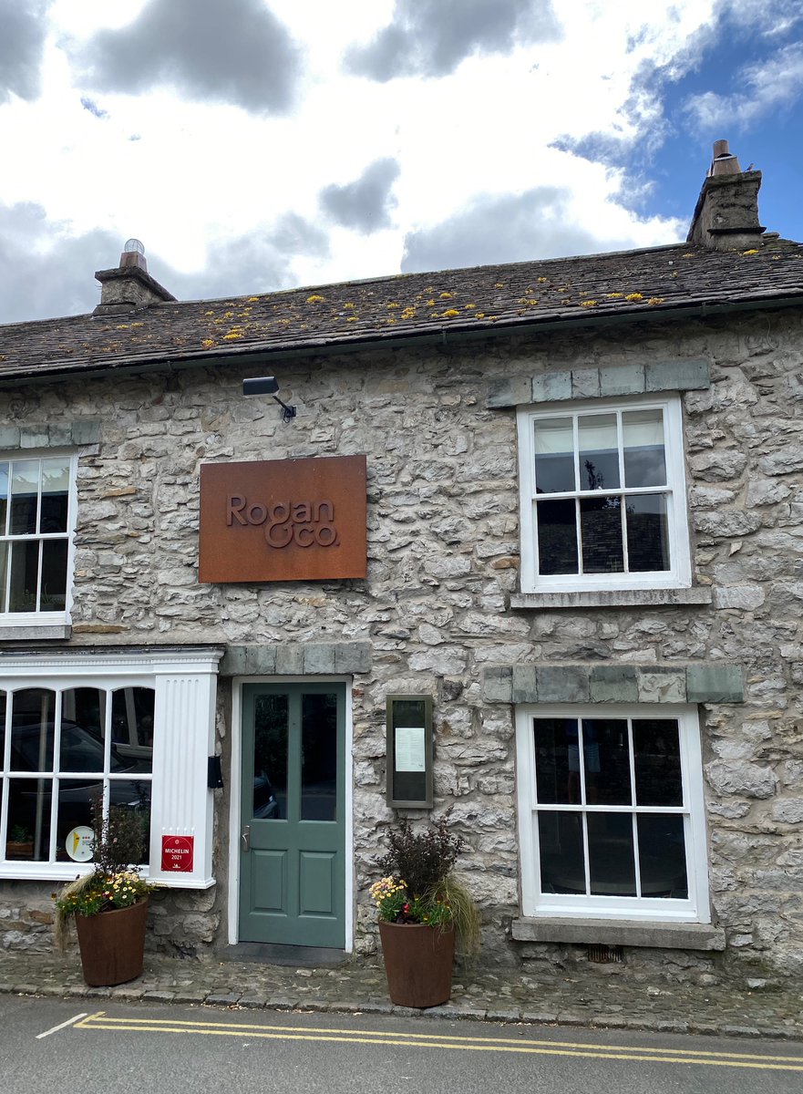 The fabulous Rogan & Co in Cartmel, the Michelin-starred contemporary dining restaurant in the heart of the village 🇬🇧 #restaurant #Cartmel #CraggView #cumbria #lakedistrict #walking #sail #foodies @Rogan_and_Co @simon_rogan  #contemporarydining #dining #roganandco #simonrogan