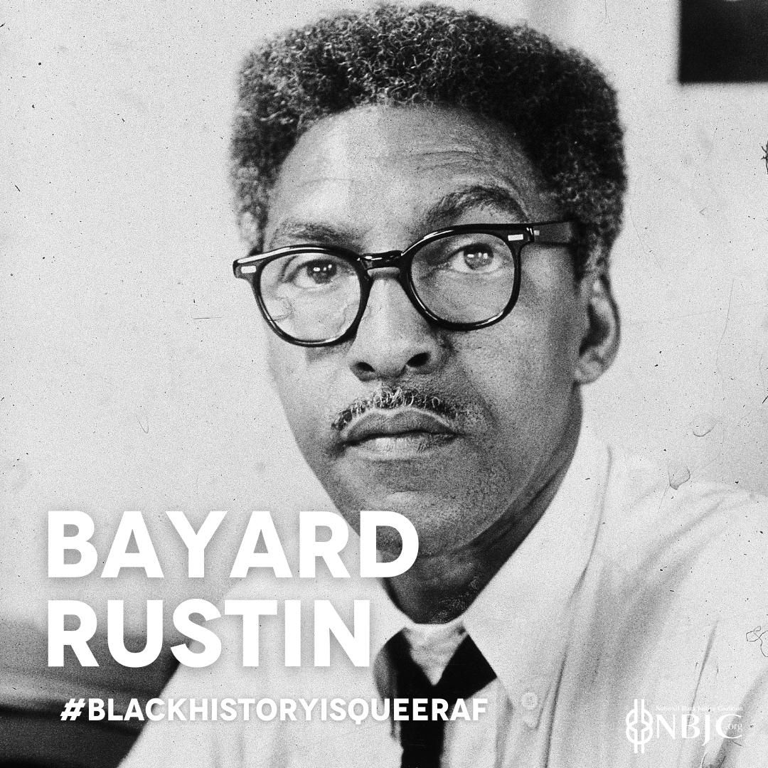 teachingftc's tweet image. Today during Black History Month, we celebrate Bayard Rustin, the chief architect of the 1963 March on Washington, planning the event in just eight weeks. #BlackHistoryisQueerAF