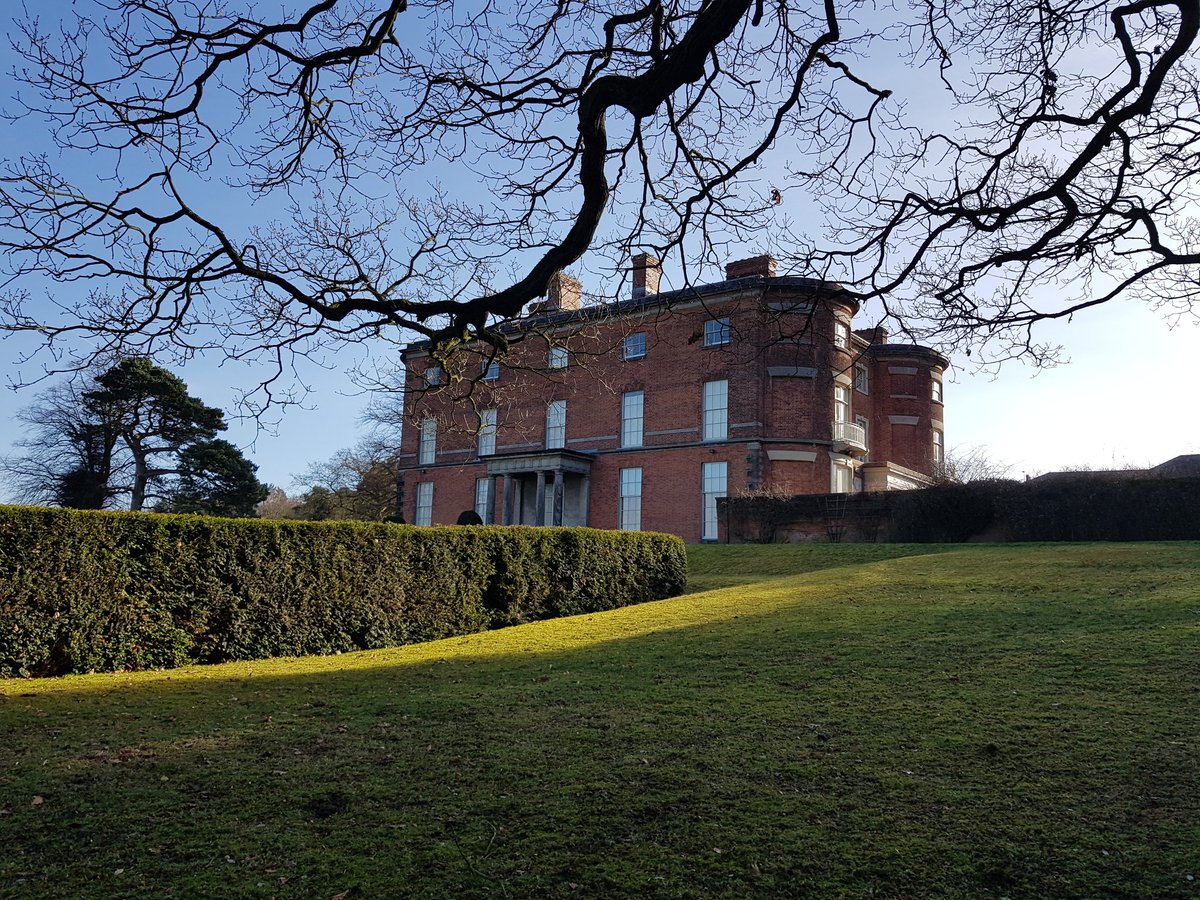 kendie's tweet photo. Rode Hall snowdrop walk. Lovely spring day, blue skies, birds singing and some daffodils out and lots of snowdrops. Down by the lake I saw a kingfisher, buzards, couple of herons, grebes doing their courtship dance and Egyptian geese. #snowdrops #RodeHall #spring #nature https://t.co/tZ3mfPigO4