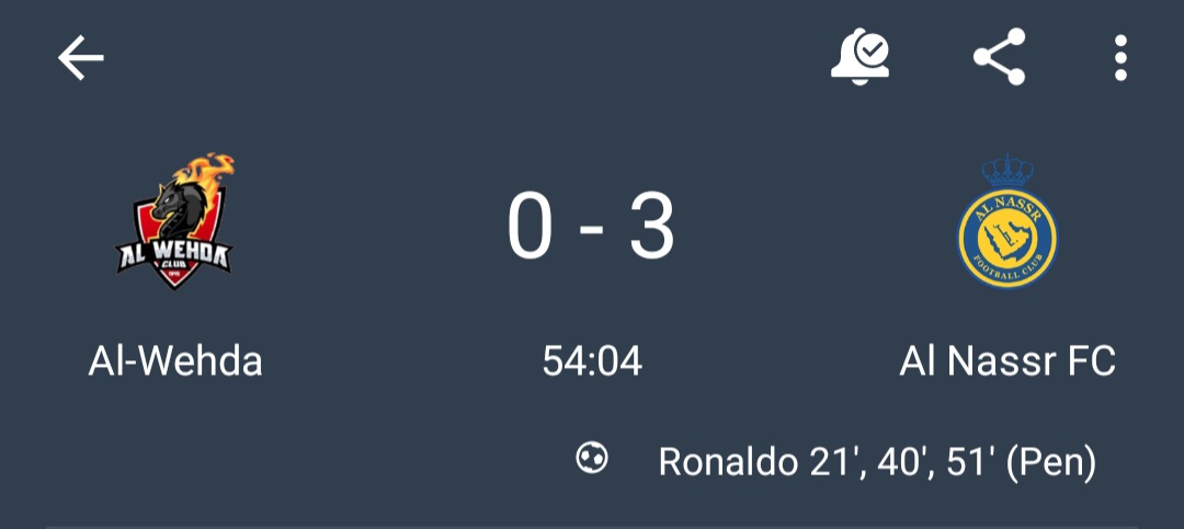 HAzaiba's tweet photo. Ronaldo hattrick 1️⃣1️⃣1️⃣ https://t.co/MUX0AY2DcG