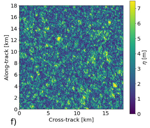 FabriceArdhuin's tweet photo. Over the last 10y I've looked at smaller and smaller details in ocean wave fields. Marine De Carlo, a @CNES - funded postdoc @Lops_Brest  is using #CFOSAT to understand how altimeters feel  the "lumps" of high waves called "wave groups": left surface elevation, right wave height https://t.co/VuzmQrVevs