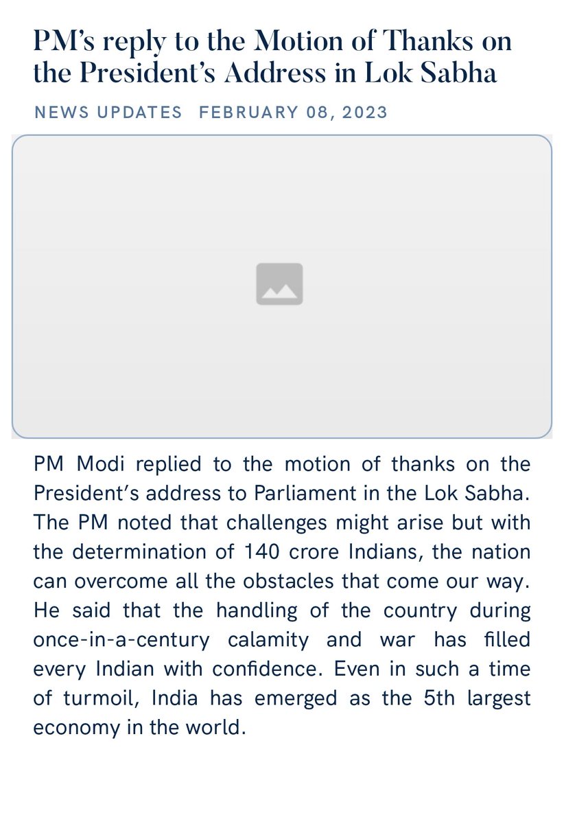 BharathAPBJP's tweet photo. Nation first...rest is next...@BJPLive
@BJPMadhukarAP
@Bjp4Kadapa
@BJP4India
PM’s reply to the Motion of Thanks on the President’s Address in Lok Sabha
https://t.co/LiMG66CM3E via NaMo App https://t.co/tjspfLAYdC
