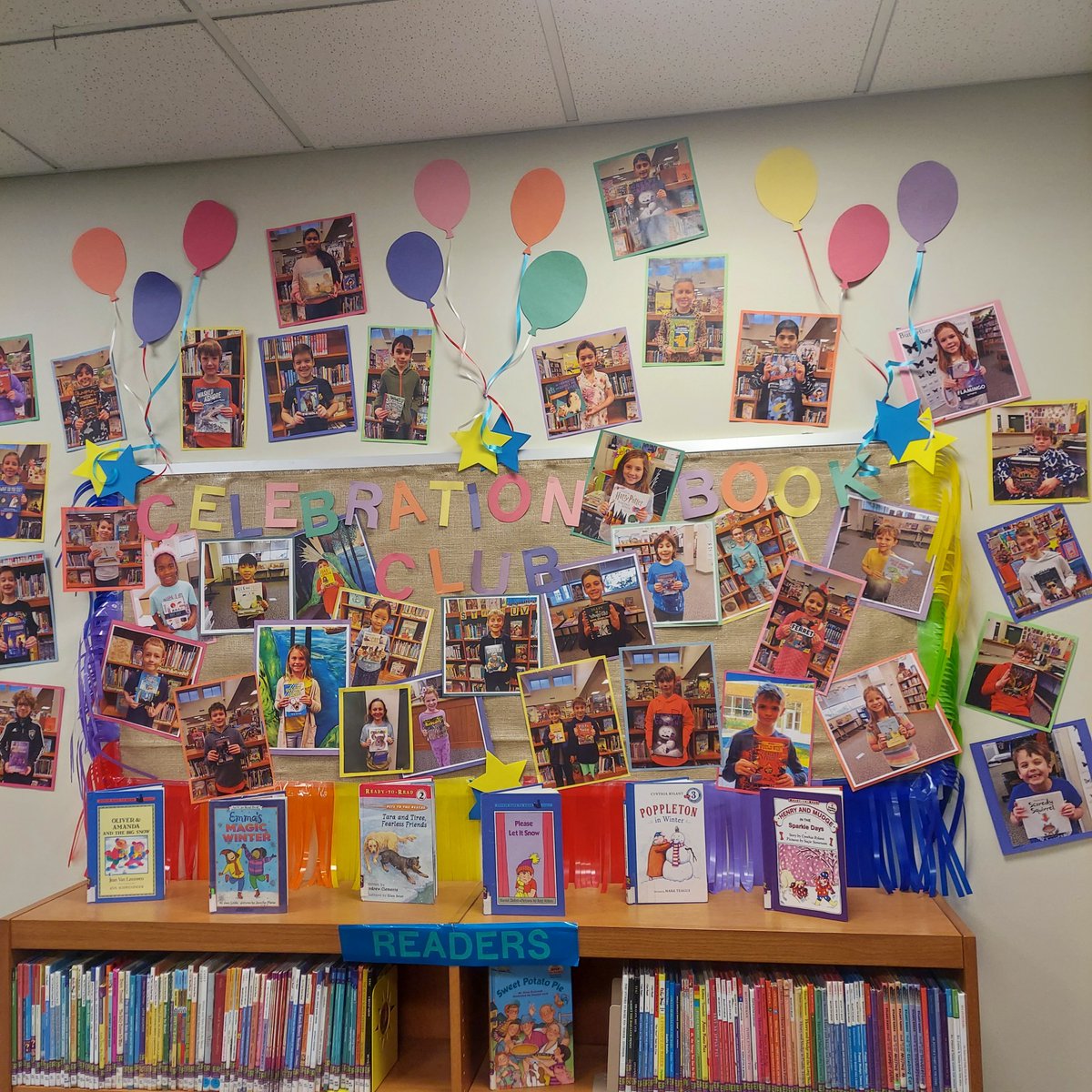 UES_Library's tweet photo. 40 new books donated so far to the UE Library through the Celebration Book Club.  Happy Birthday to all and thank you for supporting the UE Library! #uestars https://t.co/UIkZvJIbDb