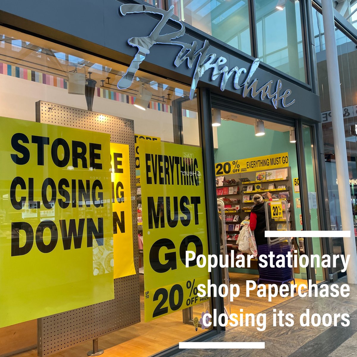 Paperchase shops are closing down as the company collapses into administration.

Story by <a href="/chloe_nowicki/">Chloé Nowicki</a> 

Read it here: solentjournalism.co.uk/popular-statio…