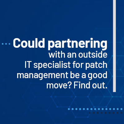 PureTS_MI's tweet photo. This article from DarkReading Technology outlines the benefits and challenges of utlizing an IT partner outside your organization to help you streamline your patch management. Give the article a read, then give our team a call. We can help. https://t.co/XHM46IszWf https://t.co/eBCtNgzGjk