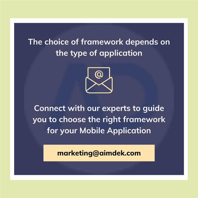 AIMDekTech's tweet photo. React Native and Kotlin which one will you choose?
Connect with our technology expert - marketing@aimdek.com
#marketing #technology #react #reactnative #framework #kotlin
#MobileDevelopment #CrossPlatform #NativeDevelopment #AndroidDevelopment #iOSDevelopment #framework https://t.co/m6z8liGZjW