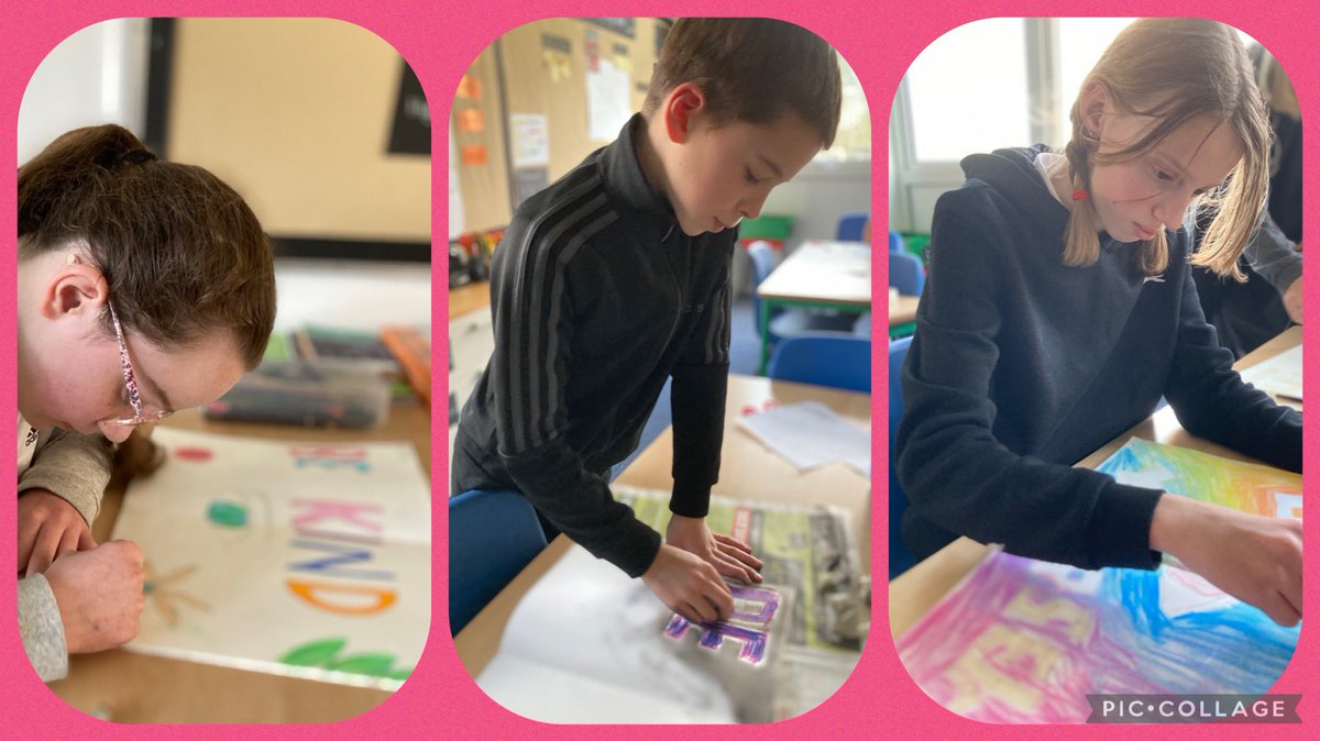 Putting our skills together to create art with a message.