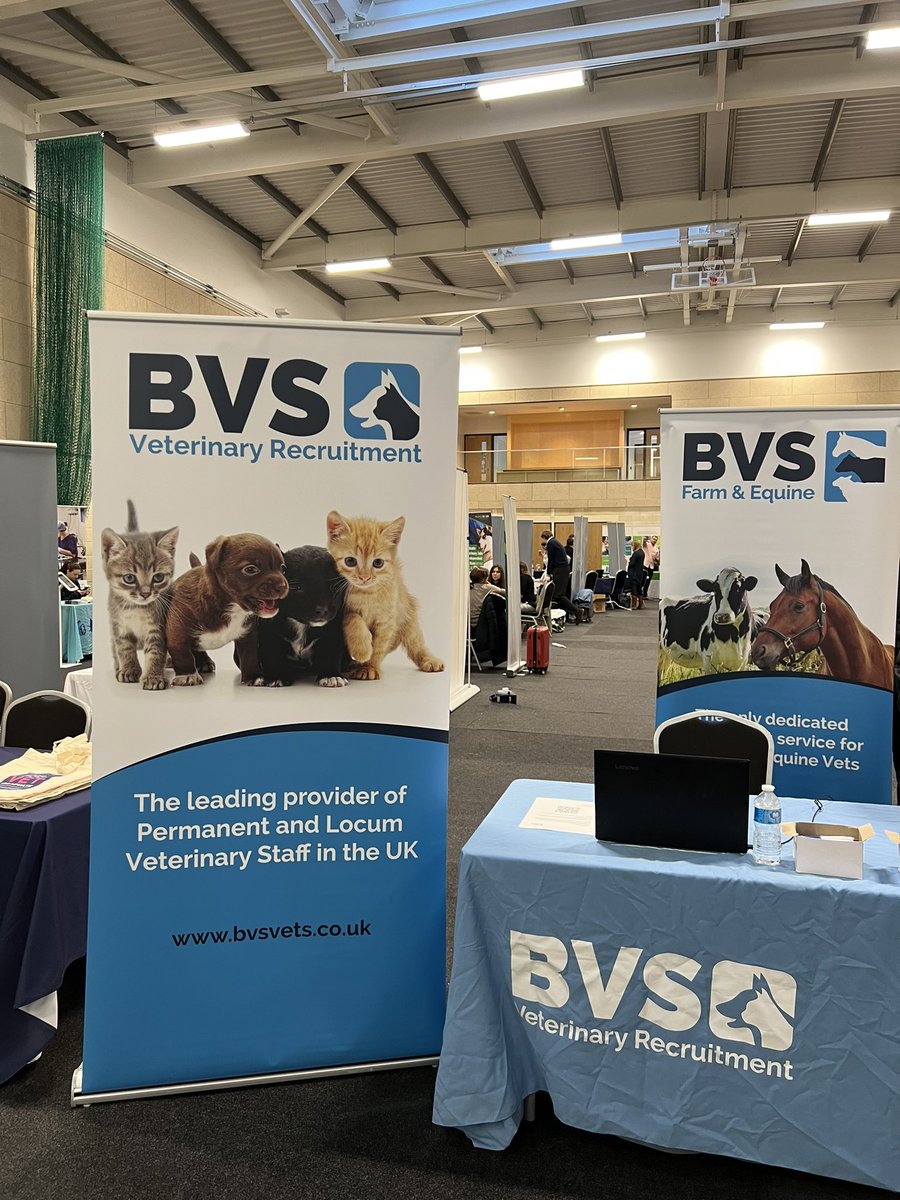 BVSvets's tweet photo. The team enjoyed a visit to the RVC Careers Fair this week. 👨🏻‍🎓👩🏽‍🎓

It was a pleasure to meet the next generation of Vets and Vet Nurses! After hearing the different the backgrounds and aspirations of the students, we believe the future of the industry is in safe hands 🤝 https://t.co/bN8cnVWpP5