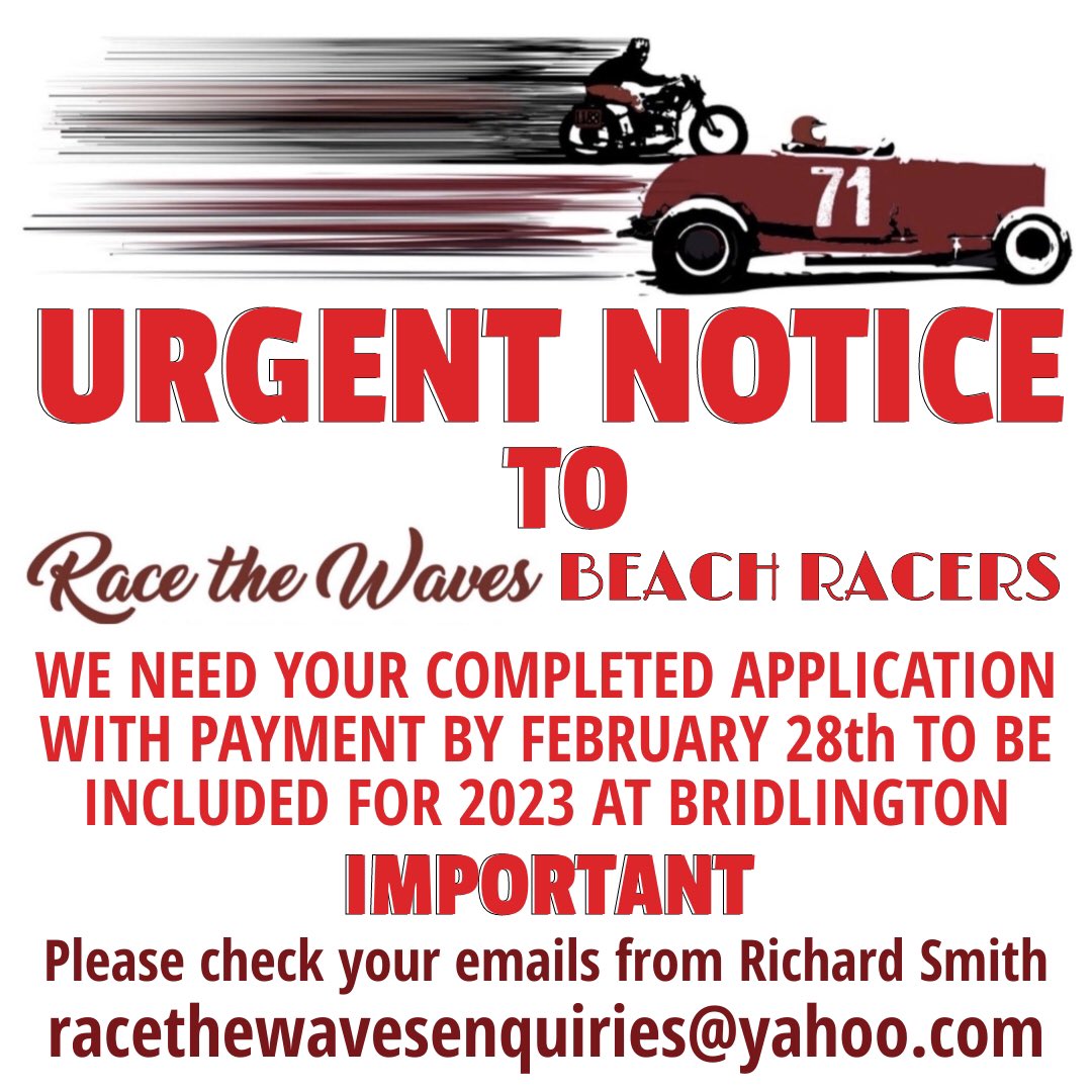 Race the Waves entries close February 28th. 
#snoozeyoulose