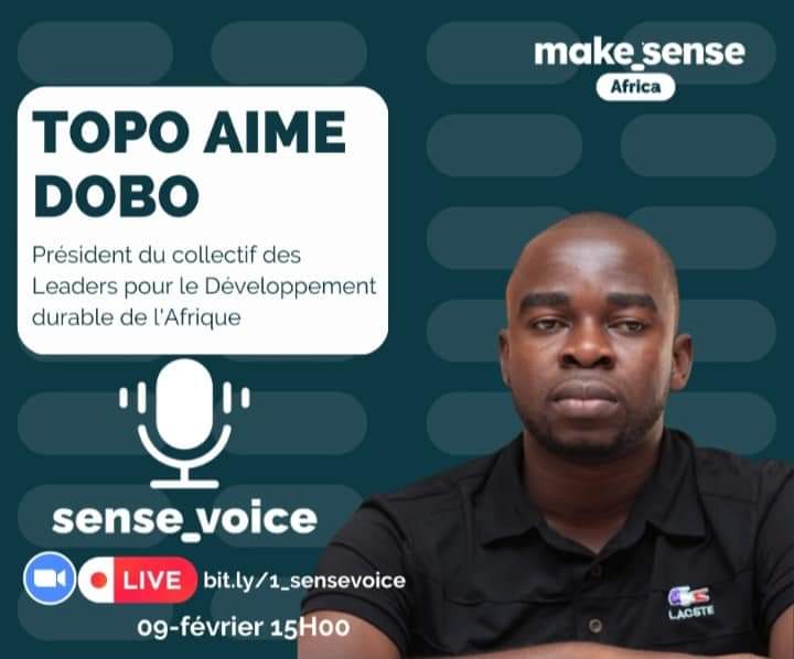 Rendez-vous communauté.Nous parlerons de la COP15 et des organisations de jeunes qui militent pour la protection de la biodiversité en Afrique.Le sujet t'intéresse ? Viens te connecter avec nous le 09 février 2023 à partir de 15h00 sur zoom.
Lien : bit.ly/1_sensevoice