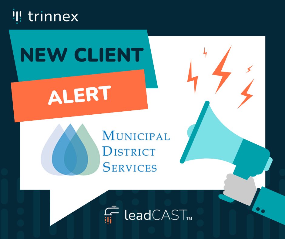 TrinnexDigital's tweet photo. We are grateful to announce that the team at Municipal District Services, LLC selected #leadCAST to manage Lead & Copper Rule Revision compliance to provide safe drinking water across 100k connections in the Greater Houston Area. https://t.co/SMyG3Fwf8F