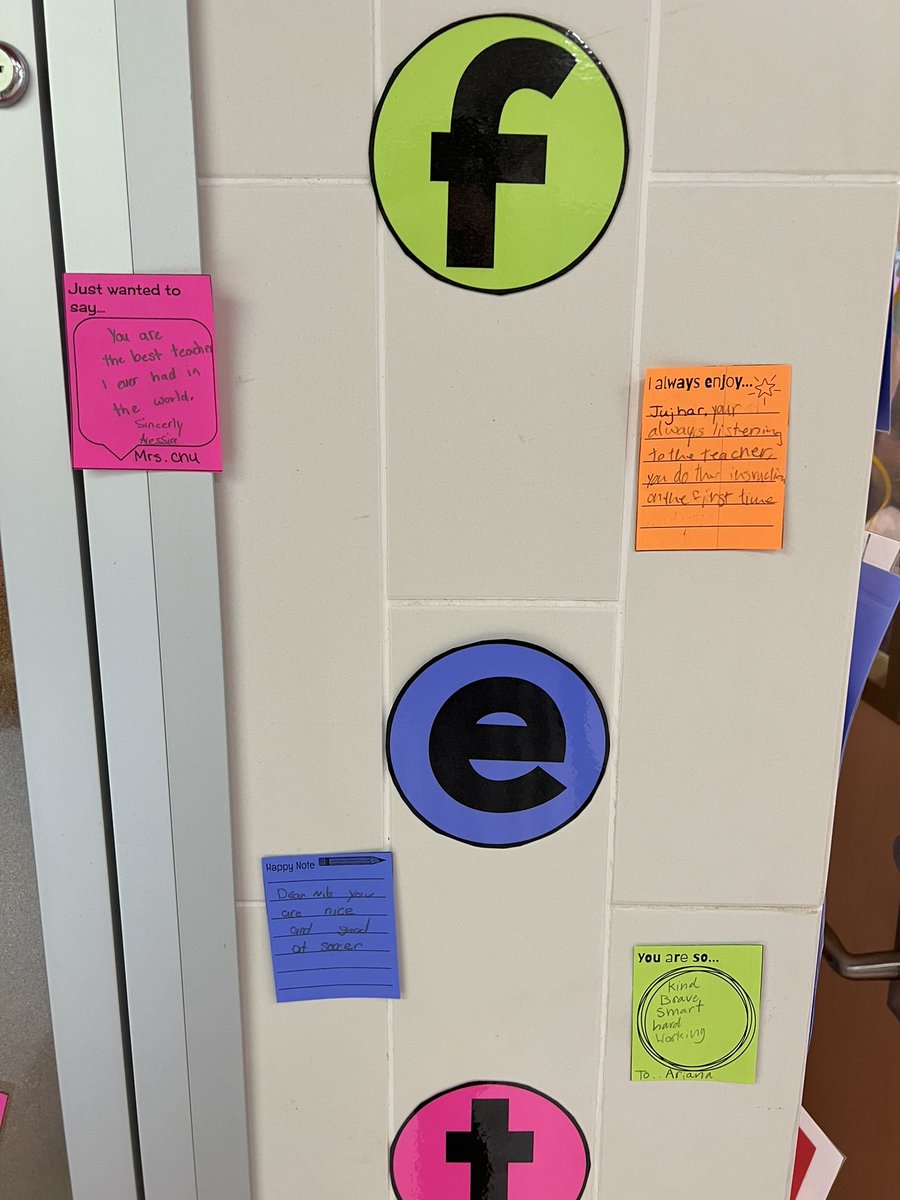 VO has been celebrating Random Acts of Kindness week all month long. Third grade triteach took time on Thoughtful Thursday to throw kindness like confetti! Seeing kind notes from #3DChu really starts your morning on the right foot  #RandomActsofKindness