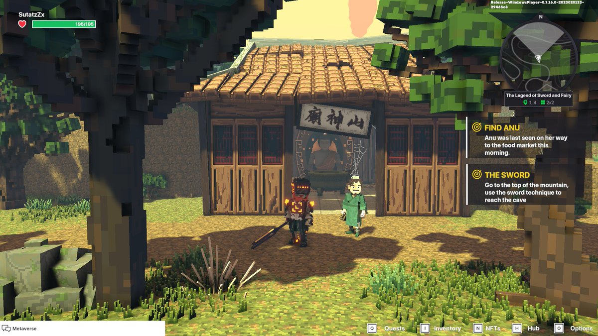 skkccccx's tweet photo. @TheSandboxGame I found the abandoned house in The Legend of Sword and Fairy! ⚔️ #LunarNewYearTSB https://t.co/jivN38d446