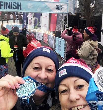 transformhs's tweet photo. Our Director Adele has suffered sore feet to raise £590 for Transform! Adele completed the #UltraChallenge half marathon #WinterWalk in London with her sister Claire. The money will be used for Transform #welcomepacks for clients. Well done Adele! #Housing #Homelessness https://t.co/lPH6uFUwKh