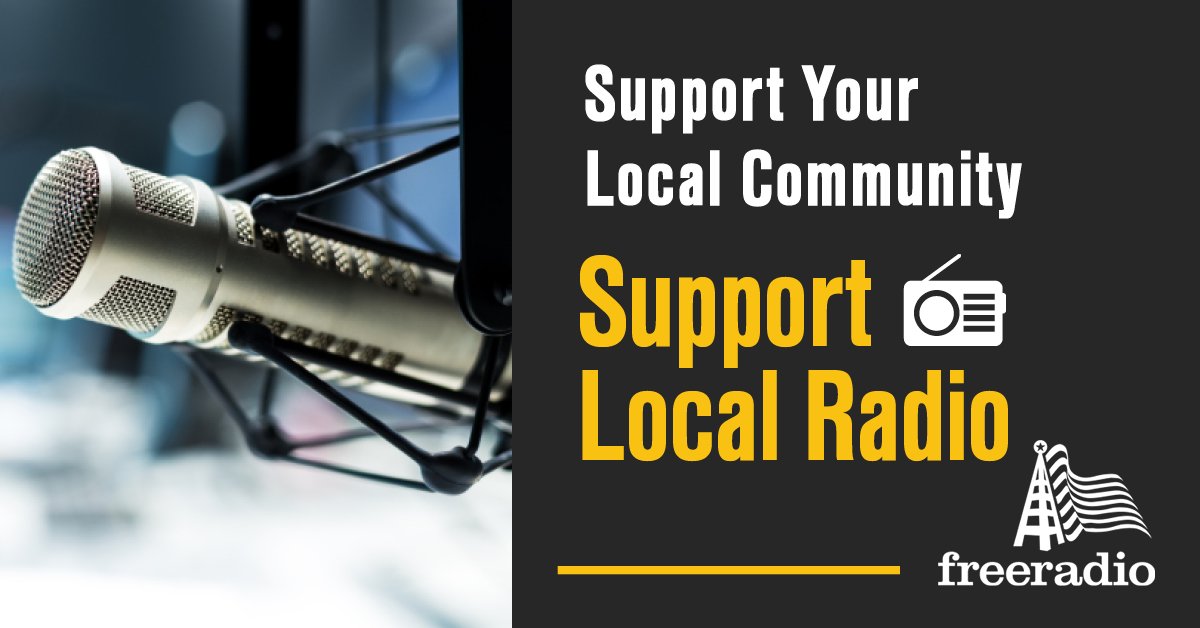 Free_radio's tweet photo. Act now: protect the critical information local radio stations provide in communities like yours! #SupportLocalRadio https://t.co/C03YZwdcL9 https://t.co/mwt0lEWvp9