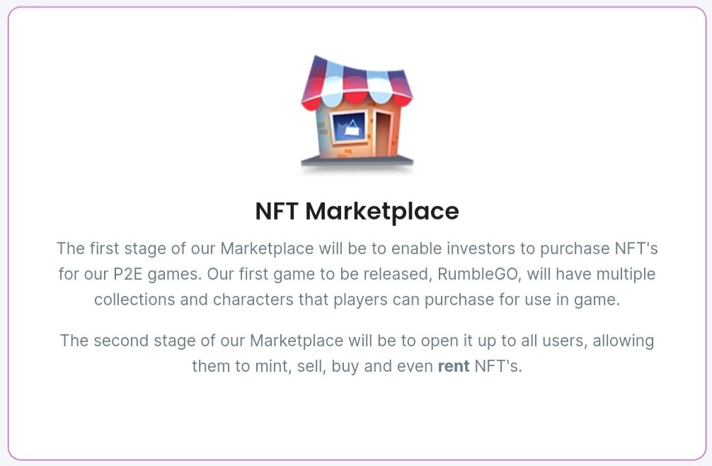 ZunaToTheMuna's tweet image. Imagine renting out your #RumbleGo NFTs allowing others to earn $MSGO while you earn passively from their winnings 👀

That&apos;s a win-win-win 🤝