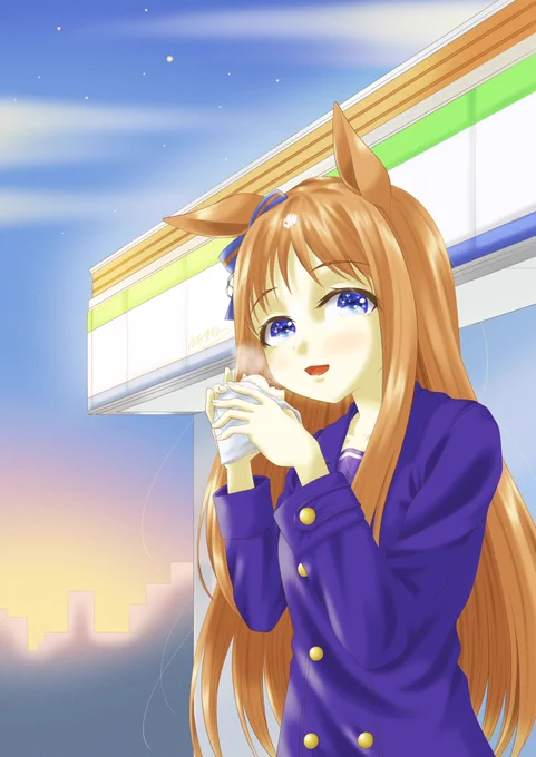 #上手い下手は別にして自分の絵柄のここが好きをフォロワーさんが教えてくれる 作業の合間にグラスで便乗 