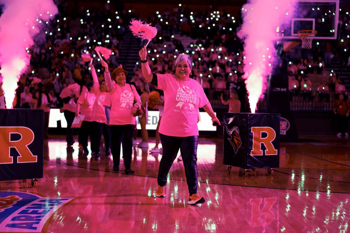 #TBT: What a spectacular day celebrating our cancer survivors & healthcare heroes @RutgersWBB annual #Play4Kay Game last weekend! 💗🏀 #GoRU #LetsBeatCancerTogether @RWJBarnabas @KayYowFund