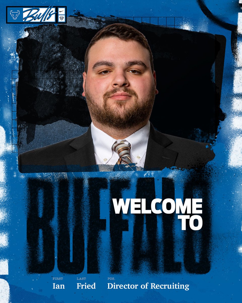 Please welcome our new director of recruiting Ian Fried.

🔗ubbulls.com/news/2023/2/7/…

#UBhornsUP | <a href="/IanFriedFB/">Ian Fried</a>
