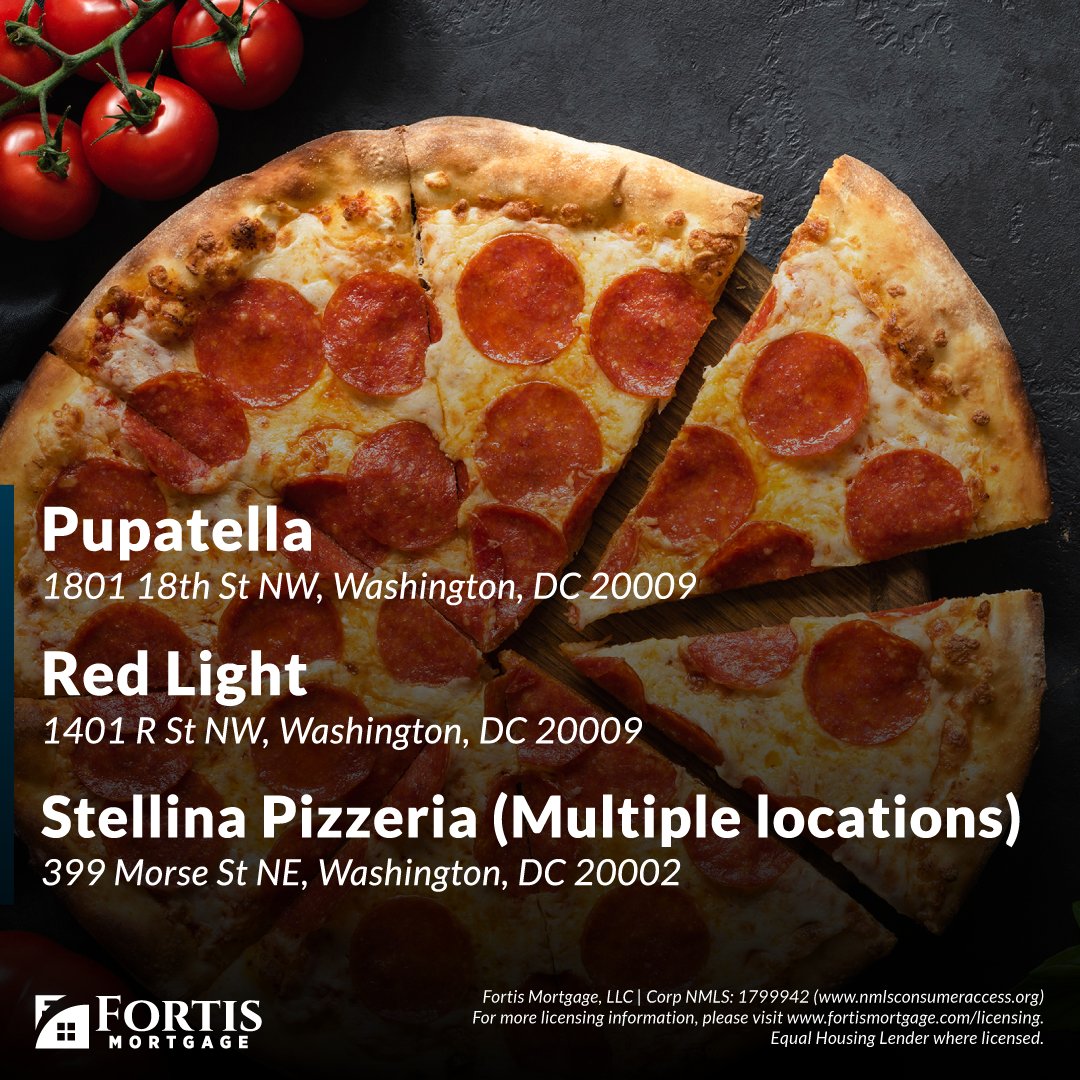 fortismortgage's tweet image. Happy National Pizza Day!! 🍕🍕

Check out this list of some of the best pizza spots in D.C. to give you some ideas of where to celebrate today!

#NationalPizzaDay #DCPizza #DCFoodies
