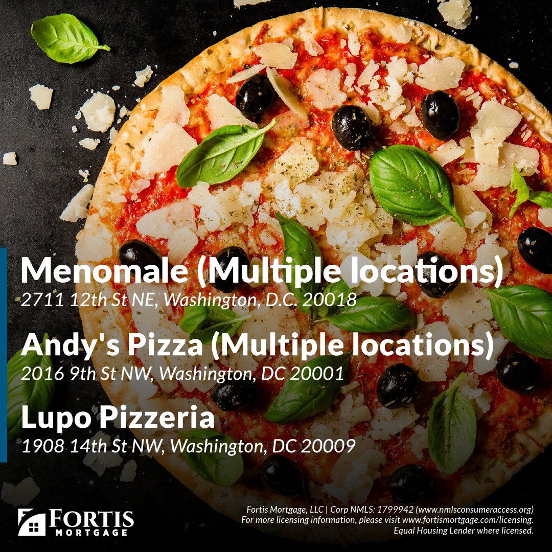 fortismortgage's tweet image. Happy National Pizza Day!! 🍕🍕

Check out this list of some of the best pizza spots in D.C. to give you some ideas of where to celebrate today!

#NationalPizzaDay #DCPizza #DCFoodies