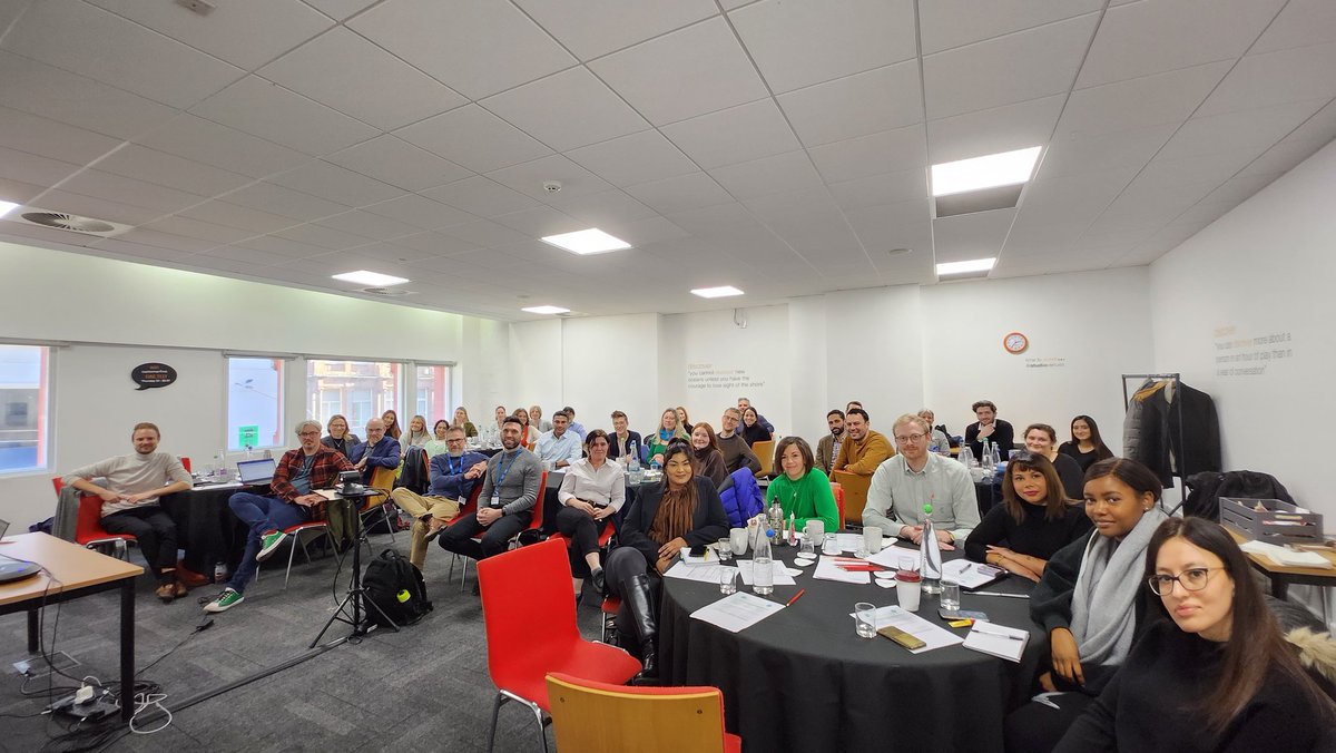 Amazing team together working on the @adepptrial thank you to everyone for contributing to the a great day! <a href="/NIHRresearch/">National Institute for Health and Care Research</a> <a href="/RachelUTG/">Rachel Upthegrove MBE</a> all the content from today is available online.
