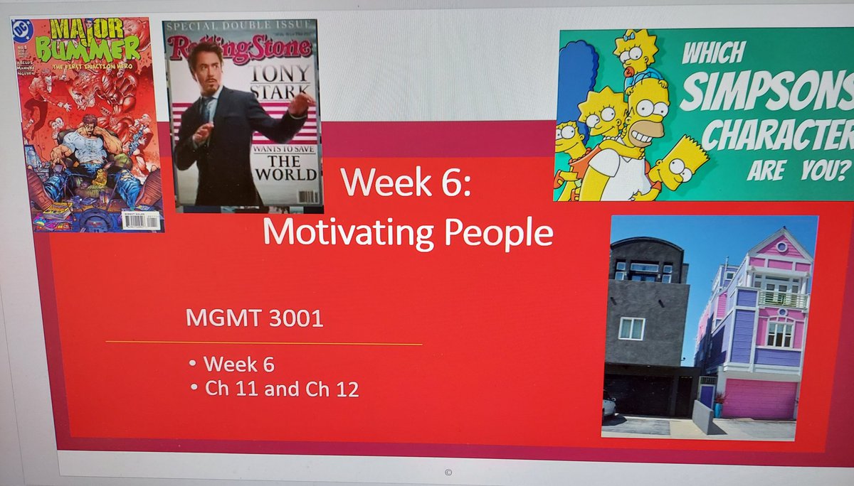 Working on my video cover slide for my intro management week on motivation and personality. #managementeducation #IOPsych