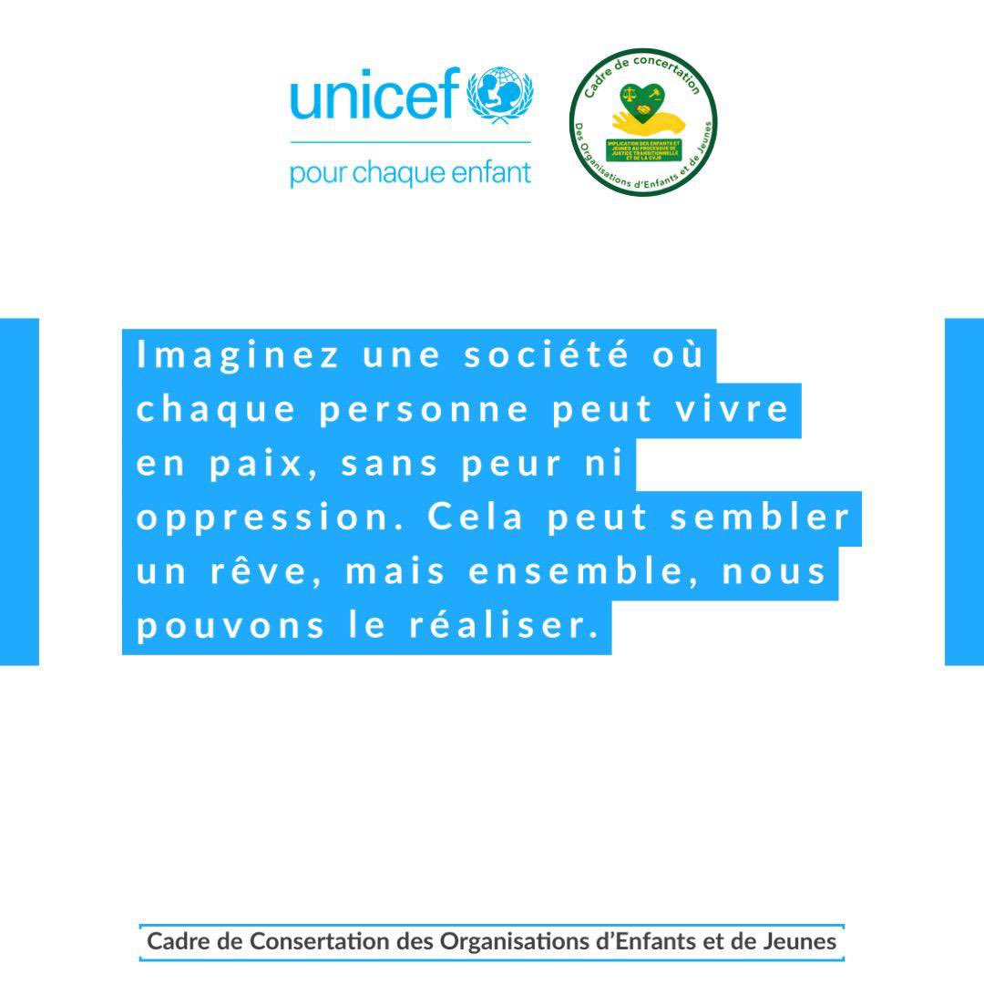 OusmaneMakaveli's tweet photo. Imaginez une société où chaque personne peut vivre en paix, sans peur ni oppression.
#cadredeconcertation #JusticeTransitionnelle
#CVJR #PBF #UNICEF #CCNEJ https://t.co/Sjxnxg4yQJ