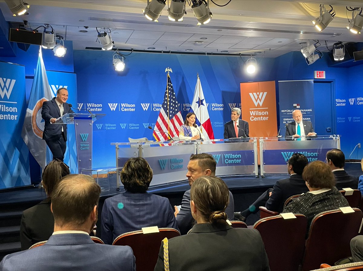 🔴 LIVE NOW | Join @Embpanamausa and @TheWilsonCenter’s @LATAMProg and @NewSecurityBeat for a conversation with @JohnKerry, @JanainaGob, @NOAA’s Richard W. Spinrad, and @benjamingedan on Panama’s goals for the @OurOceanPanama. wilsoncenter.org/event/our-ocea…