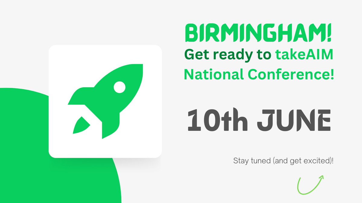 We are excited to announce our next takeAIM National Conference 👇

A one day event aimed at Foundation Doctors, Trust Grade Doctors, IMT + ACCS Doctors, Allied Health Professionals &amp; Medical Students

Mark your Calendars and stay tuned 🤩

<a href="/acutemedicine/">SAM Online</a> #MedEd #MedTwitter