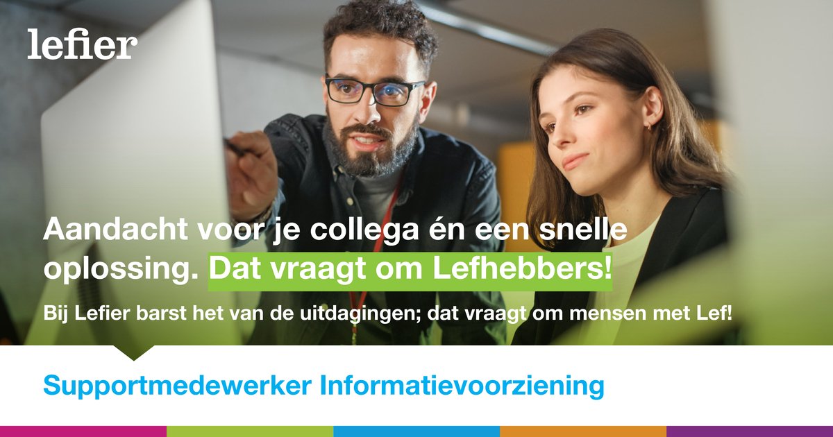 Wil jij een cruciale bijdrage leveren aan de uitdagingen van de grootste sociale verhuurder van Noord-Nederland? 

Interesse? Check onze website via de #linkinbio #werkenbijlefier #vacature #supportmedewerker #informatievoorziening #Groningen #solliciteren