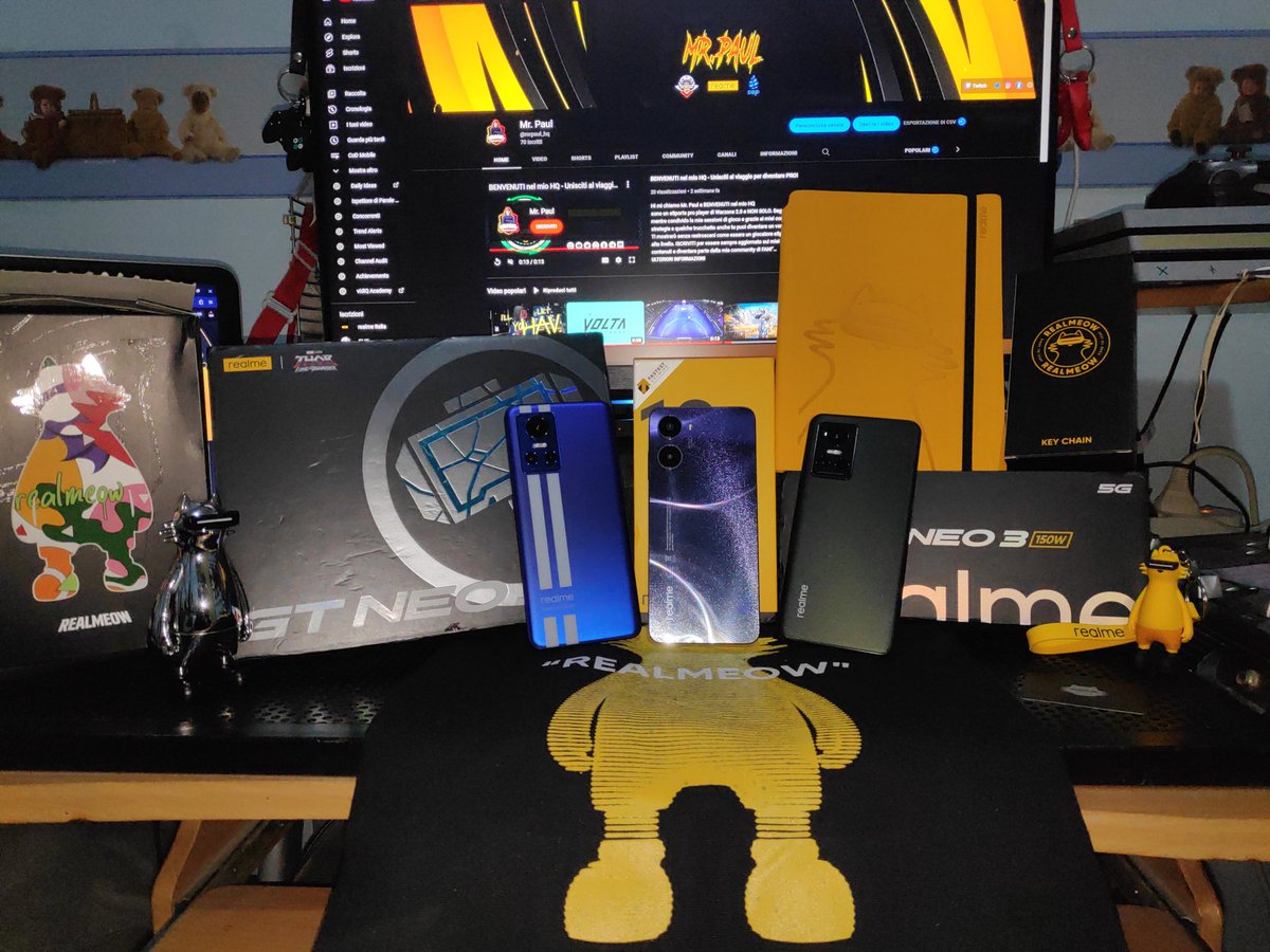 homuracan's tweet photo. La famiglia ora è al completo
Grazie 🟡 @realmeItalia
#realme #realme10 #realmeGTNeo3 #realmeloveethunderedition #realmecup #neospeedawakens #oltrelacompetizione https://t.co/cos8AhCaQN