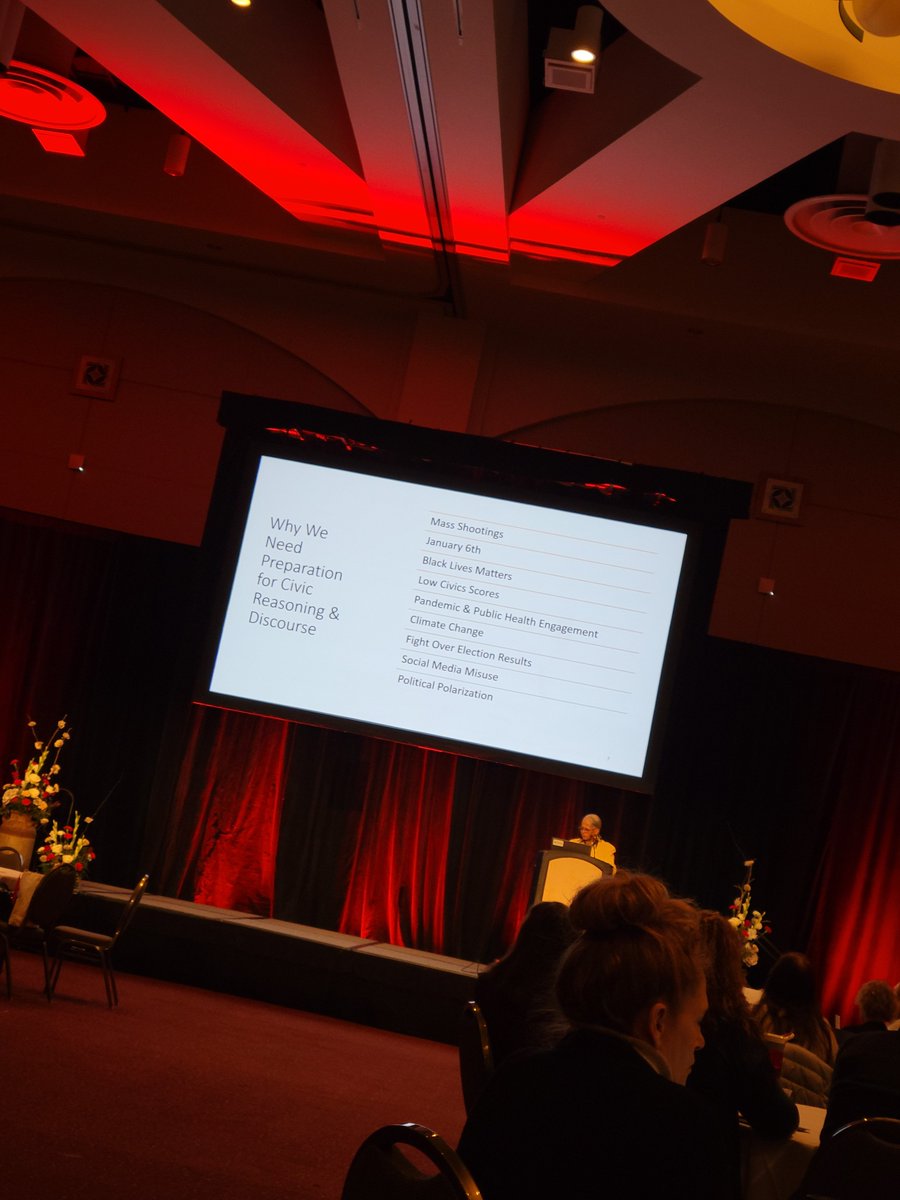 MrsLester9's tweet photo. Listening to Carol D. Lee at #WSRA2023 #lifelonglearner https://t.co/U16ys3q9TE