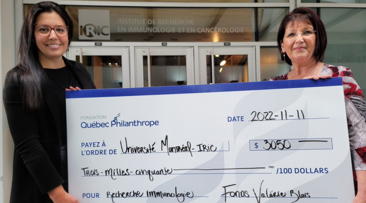 Merci au Fonds Valérie Blais pour leur engagement et leur confiance à travers les années. ✨
Pour en savoir plus sur leur histoire 👇
bit.ly/3leziqR