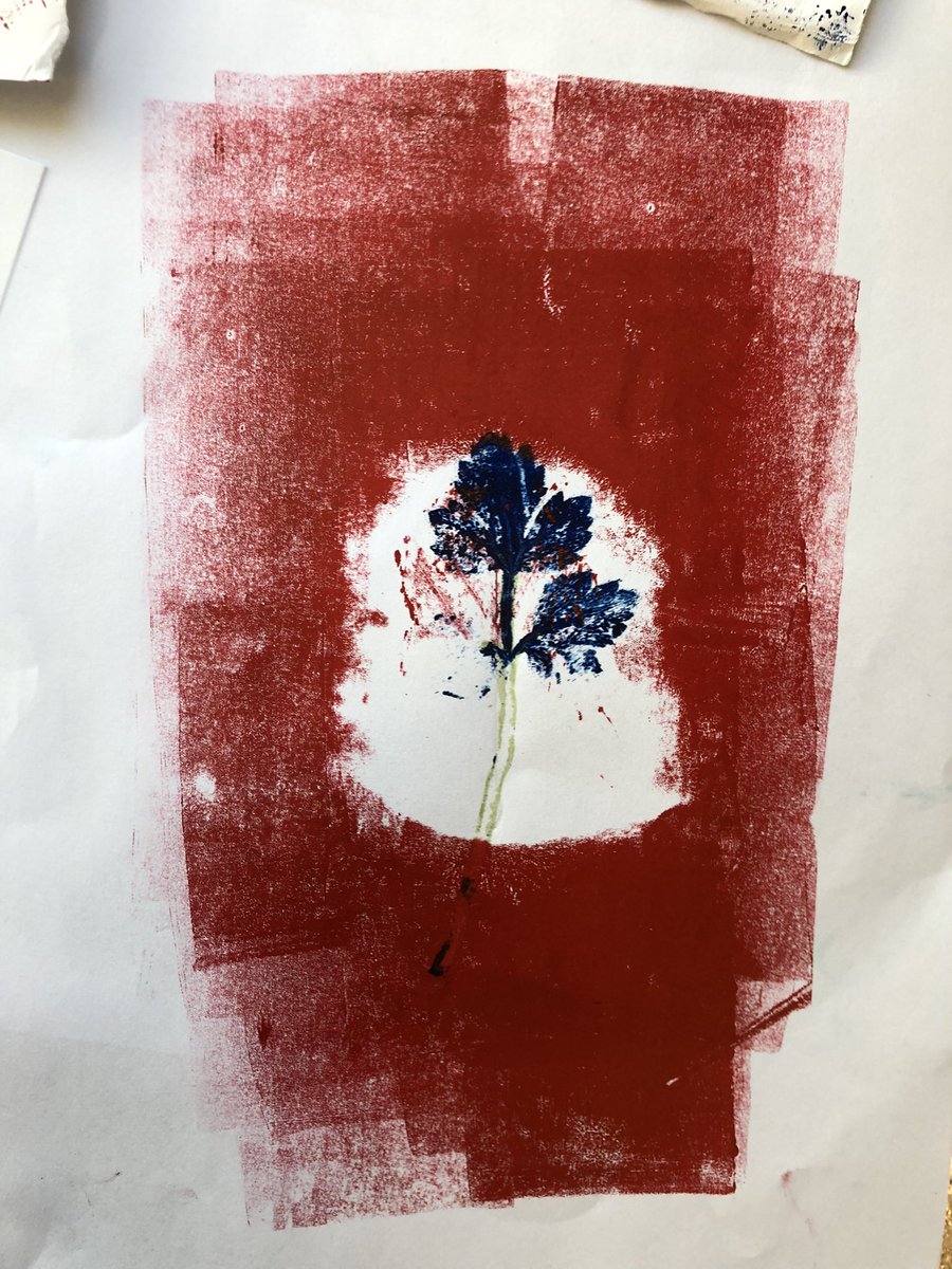 GardenPlanta's tweet photo. Creating botanical prints with 3rd class children at @hscl_stthomassns today - great fun collecting leaves #botanicalprinting #ecoart #artinschools https://t.co/KzEvivHxRL